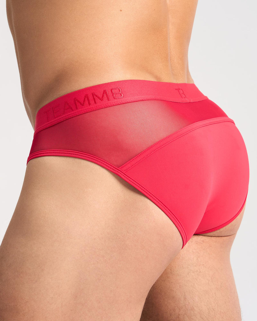 Score Sheer Slim Brief - Magenta