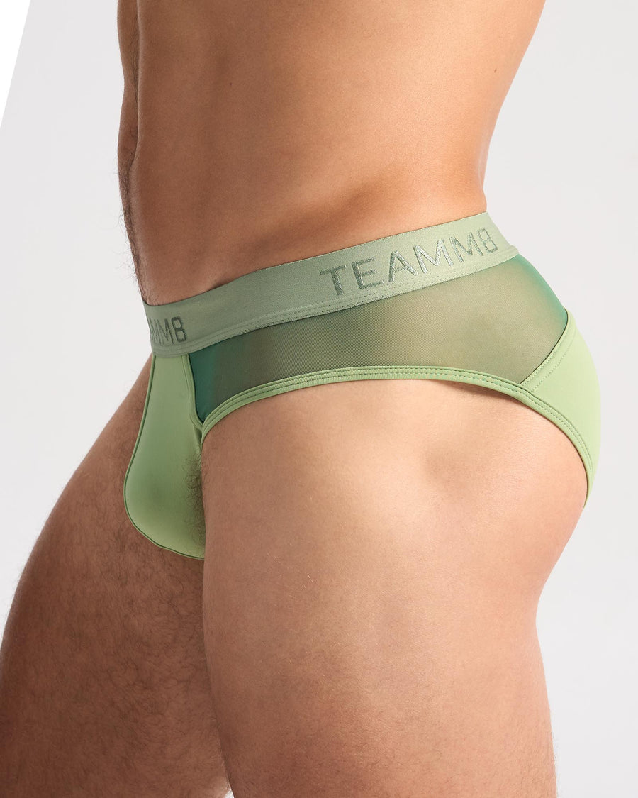 Score Sheer Slim Brief - Sage