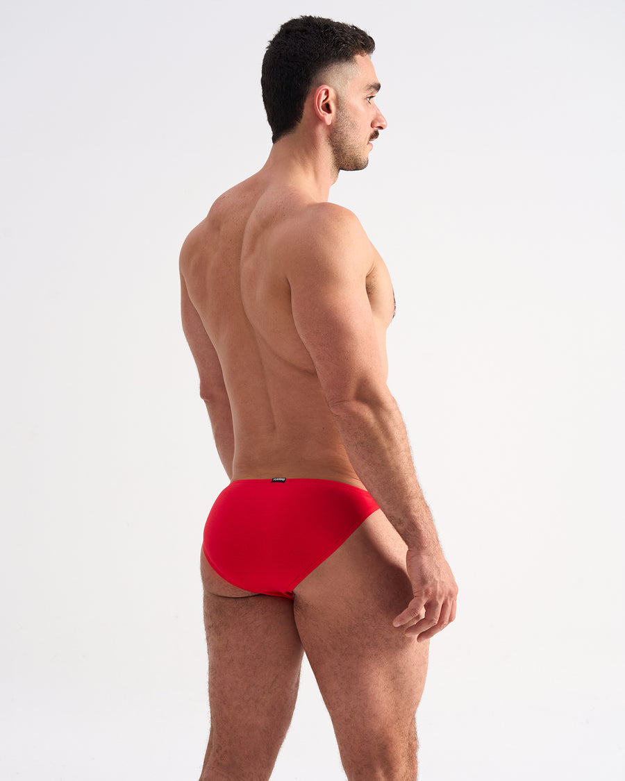 Flirt Cotton Micro Brief - Crimson