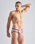 MVP Ribbed Brief - Grey Marle