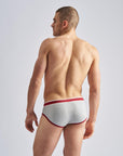 MVP Ribbed Brief - Grey Marle