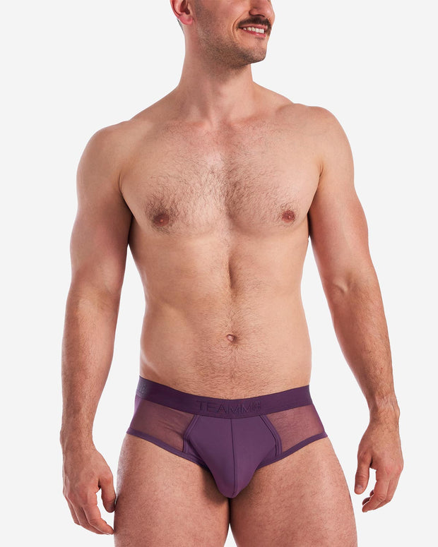 Score Sheer Brief - Plum Purple