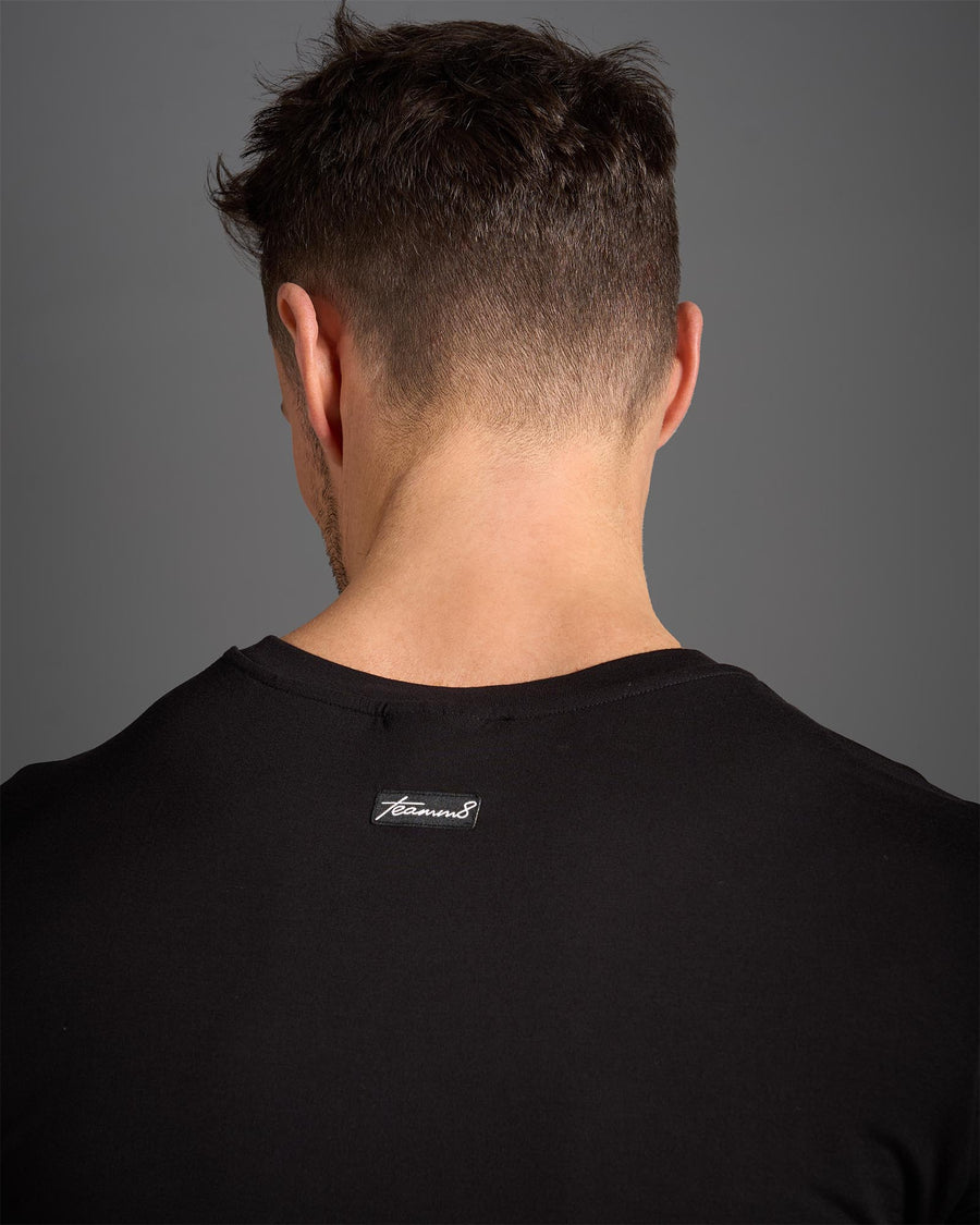 Body Bamboo Crop Tee - Black