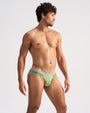 Score Sheer Slim Jockstrap - Sage