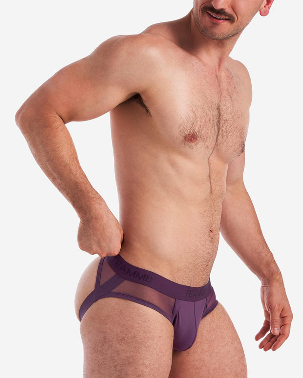 Score Sheer Jock - Plum Purple