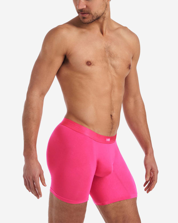 You Bamboo Boxer Brief - Honeysuckle Pink