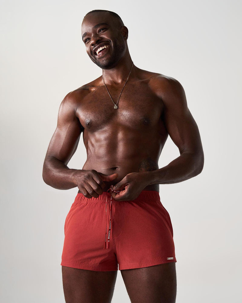 Statement Swim Short - Terracotta