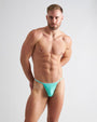 Glide Micro Thong - Aqua