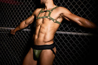 Flex Harness - Faux Leather Black