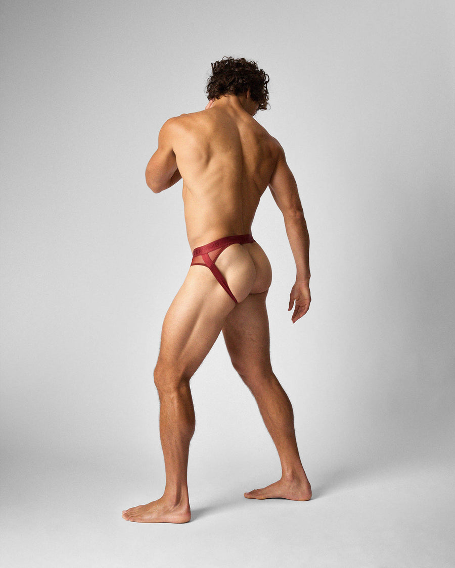 Score Sheer Slim Jockstrap - Shiraz