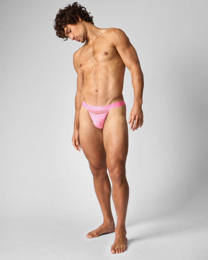 Score Sheer Sports Brief - Blush