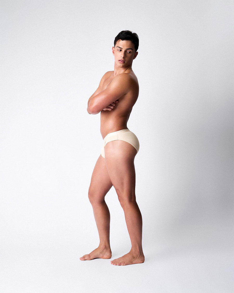Team Cotton Brief - Ecru