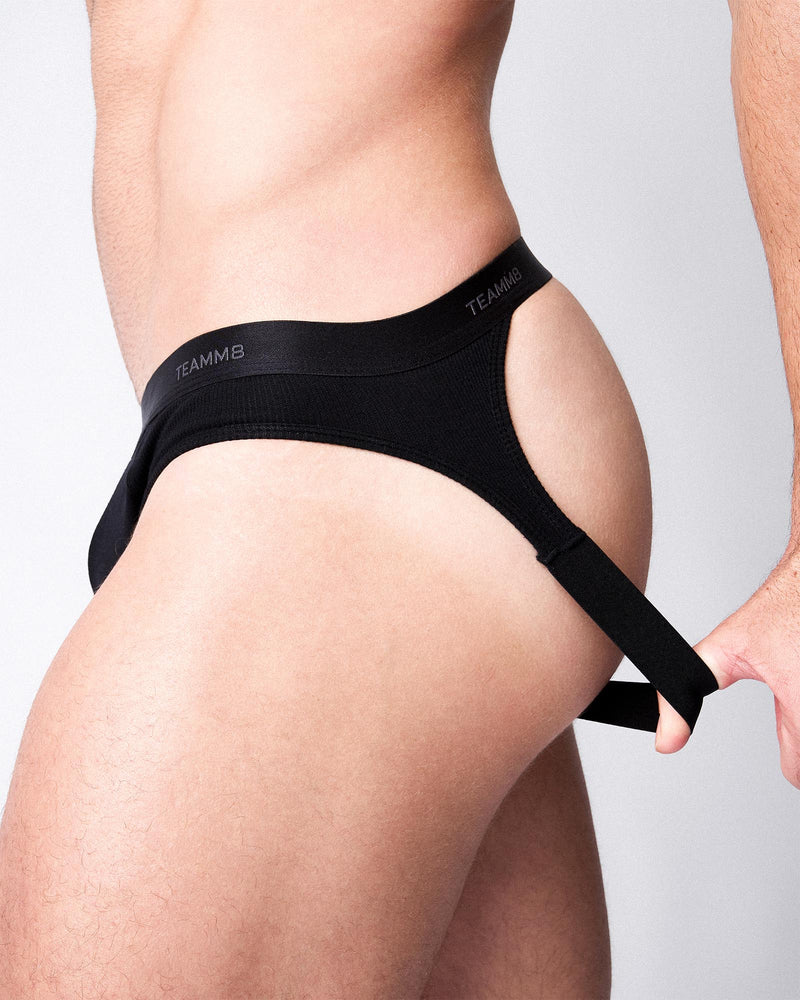 Team Cotton Jockstrap - Onyx